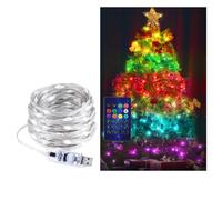 GIVOKE LED Strip Lights with Remote, Bluetooth Smart App Control Color Changing RGB Strips, 3 Control Methods Romantic Room Lighting Waterproof Christmas Tree Decoration (5M)