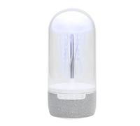 GIVOKE Mechanical Motion Jellyfish Bluetooth Speaker Wireless, Dimmable Mood Night Light Electric Jellyfish Bedside Lamp, 7-Color LED Jellyfish Portable 3D Sound Speaker, Support TF Card