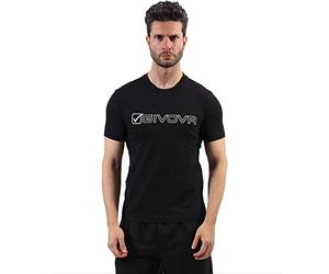 Givova COTTON T-SHIRT BLACK WORLD Size M
