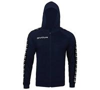 Givova Full Zip Band Full Zip Band Sweatshirt, Blue, XL Unisex - Adult