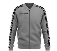 Givova Giacca College Band Jacket, Men, mens, Jacket, BA06, grey, S