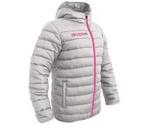 Givova, jacket holland, gray/fuxia, XL