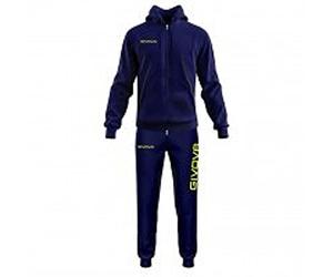 Givova King Passen, Blau/fluoreszierend Gelb, 4XL