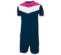 Givova, kit campo fluo, blue/fuxia fluo, S
