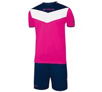 Givova, kit campo fluo, fuxia fluo /blue, M