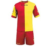 Givova, kit combo mc, red/yellow, M
