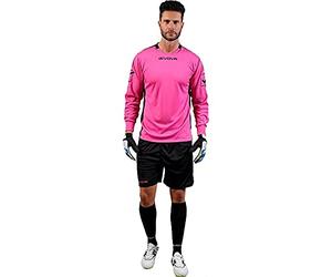 Givova KIT Portiere HYGUANA Rosso CHIARO/Nero Tg. L
