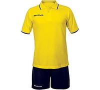 Givova Street Short Sleeve Set Yellow,Blue 5 Years Kids