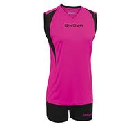 Givova KIT VOLLEY SPIKE FUXIA/NERO Tg. M