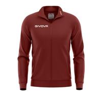 Givova Men's Giacca Polarfleece Mono 500 Sweatshirt, Grenat, XXS