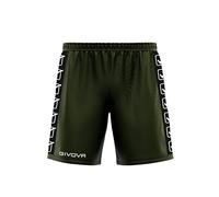Givova Men's Poly Band Shorts, Army Green, M