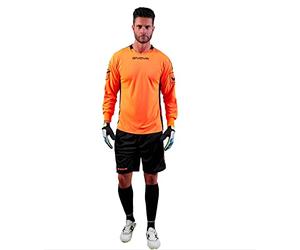 Givova Men's Portiere Hyguana kit, Arancio/Nero Fluo, M UK