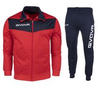 Givova Mens Tracksuit Tuta Visa Triacetato Sports Fitness