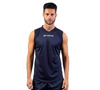 Givova ONE BLUE SLEEVELESS SHIRT Size M