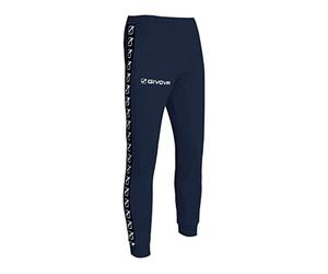 Givova Pantalone Tricot Band Trousers - 0010, L Black