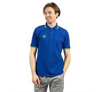 Givova Polo Cotone Piquet Action Azzurro/Giallo Fluo Tg. L