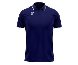 Givova Polo Cotone Piquet Action BLU/Bianco Tg. M