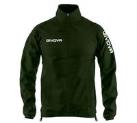 Givova RAIN JACKET WIND VERDE MILITARE/BIANCO Tg. XL