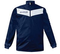 givova Rain Shield Jacket, Men's, Rain Scudo, true blue/vintage white, S