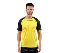 Givova SHIRT CAPO INTERLOCK GIALLO/NERO Tg. 4XS