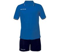 Givova Street Short Sleeve Set Blue S Men