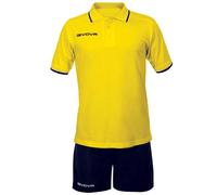 Givova Street Short Sleeve Set Yellow,Blue 2XL Men