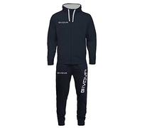 Givova King Cotone Terry Poker Tracksuit Blue XL Men