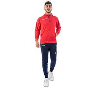 Givova King Cotone Terry Poker Tracksuit Red,Blue 10-12 Years Kids