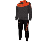 Givova, suit visa fluo, dark gray/orange fluo, 3XL