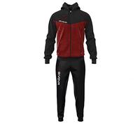 Givova Survêtement Visa Melange Tracksuit, Grenade/Noir, M