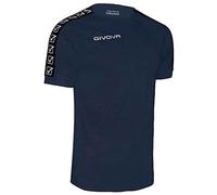 Givova T-SHIRT COTTON BAND BLU Tg. 2XS