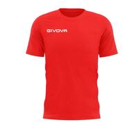 Givova, t-shirt fresh, red, 5XS