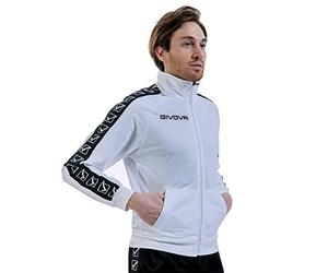 GIVOVA Tricot Band Tricot Band Jacket, White, M Unisex - Adult