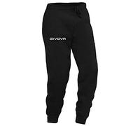 Givova Panta Revolution Sweatshirt Fleece Trousers, Black, M