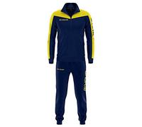 Givova Unisex Roma Roma Triacetate Jumpsuit, Blue/Yellow, 2XS