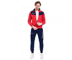 Givova Unisex Survêtement Tracksuit, Red/blue,