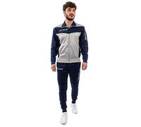 Givova Unisex Visa Luxury Passen, Hellmelange Grau/Blau, L