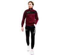 Givova Visa Tracksuit, Man, Multicolor (Burgundy / Black), 3XL