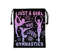 Giwawa Personalized Gymnastics Grip Bag Small Lightweight Bag for Sport Dance, Gymnastics Women Purple1, 9.25" x 12" (Pack of 1)