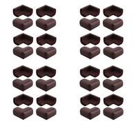 GIWFBQTR 32 Pack Soft Safe Baby Kids Furniture Desk Table Corner Bumper Cushion Guard Protectors Coffee