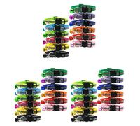 GIWFBQTR 36 Pcs Reflective Cat Collars Quick Release Safety Buckle with Bell Adjustable 19-32cm (12 Colors)