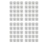 GIWFBQTR 80x Guitar Dome Control Knobs for Tele Replacement, Silver