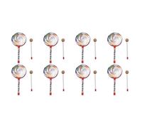 GIWFBQTR 8X Kids Percussion Lollipop Drum, 6inch