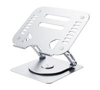 GIWFBQTR Aluminum Alloy Laptop Stand 360° Rotatable Notebook Holder Liftable Stand for PC Laptop Bracket Tablet Computer -Silver