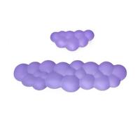 GIWFBQTR Cloud Wrist Rest Pad Kit Keyboard Wrist Rest Mouse Wrist Rest Memory Foam Palm Rest for Keyboard Mouse Non-Slip Easy Install