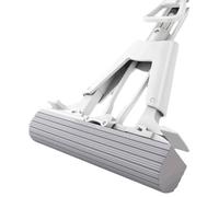 GIWFBQTR Collodion Mop with Foldable Handle, Water- Washing, Ideal for Home Cleaning on Tiles and Wood Floors