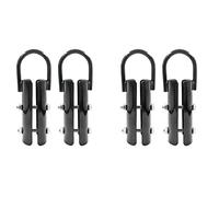 Giwnhvx 1.5 Inch Climbing Rope Clamp,4 Sets Rope Climb Clasp Workout Rig Attachment Hook for Rope Climbing Gym Strength Training