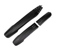 Giwnhvx 1 Pair Bicycle Mudguard with LED Taillight Mountain 24 26 27.5 Inch Bike Mud Wings Front/Rear Wheel,Black
