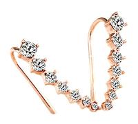 Giwnhvx 1 pair of new four- stud earrings earrings jewelry female accessories(Golden)