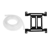 Giwnhvx 1 Pcs 12Cm Pc Water Cooling Pump Radiator Support Holder & 1 Pcs 2M/6.56Ft 9.5X12.7Mm Transparent Pvc Pipe